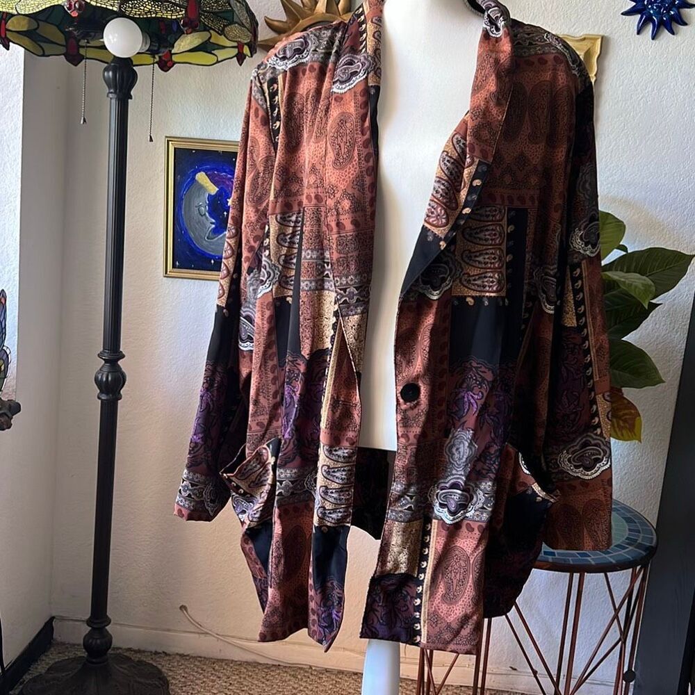 Kensington square size XL Brown vintage kimono